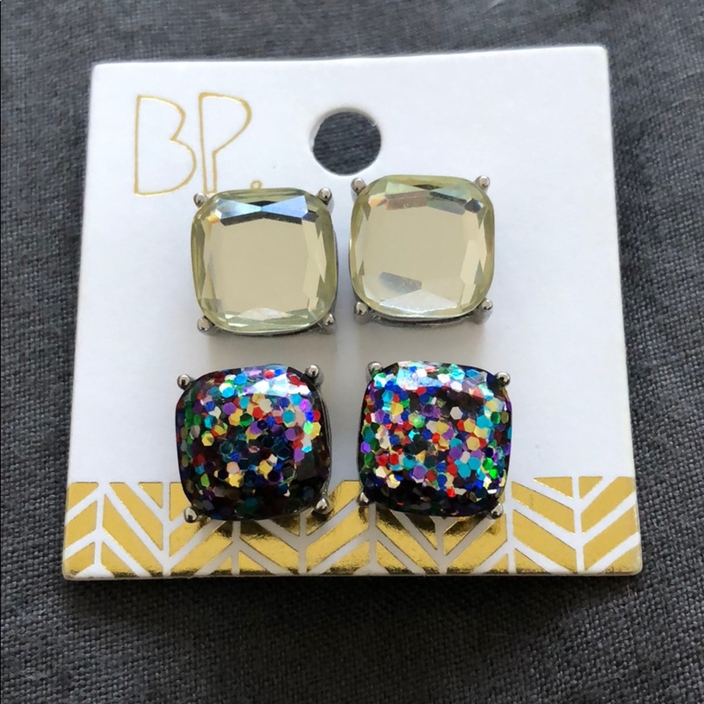 BP stud earrings